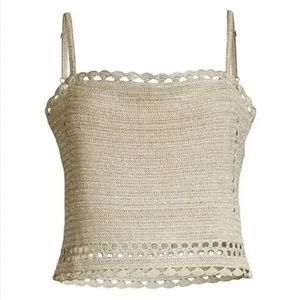 Suboo Pia Crochet Cropped Top